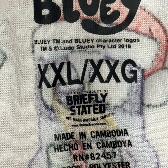 Bluey Holiday Christmas  Women's Pajama Set - Picture 3 of 8